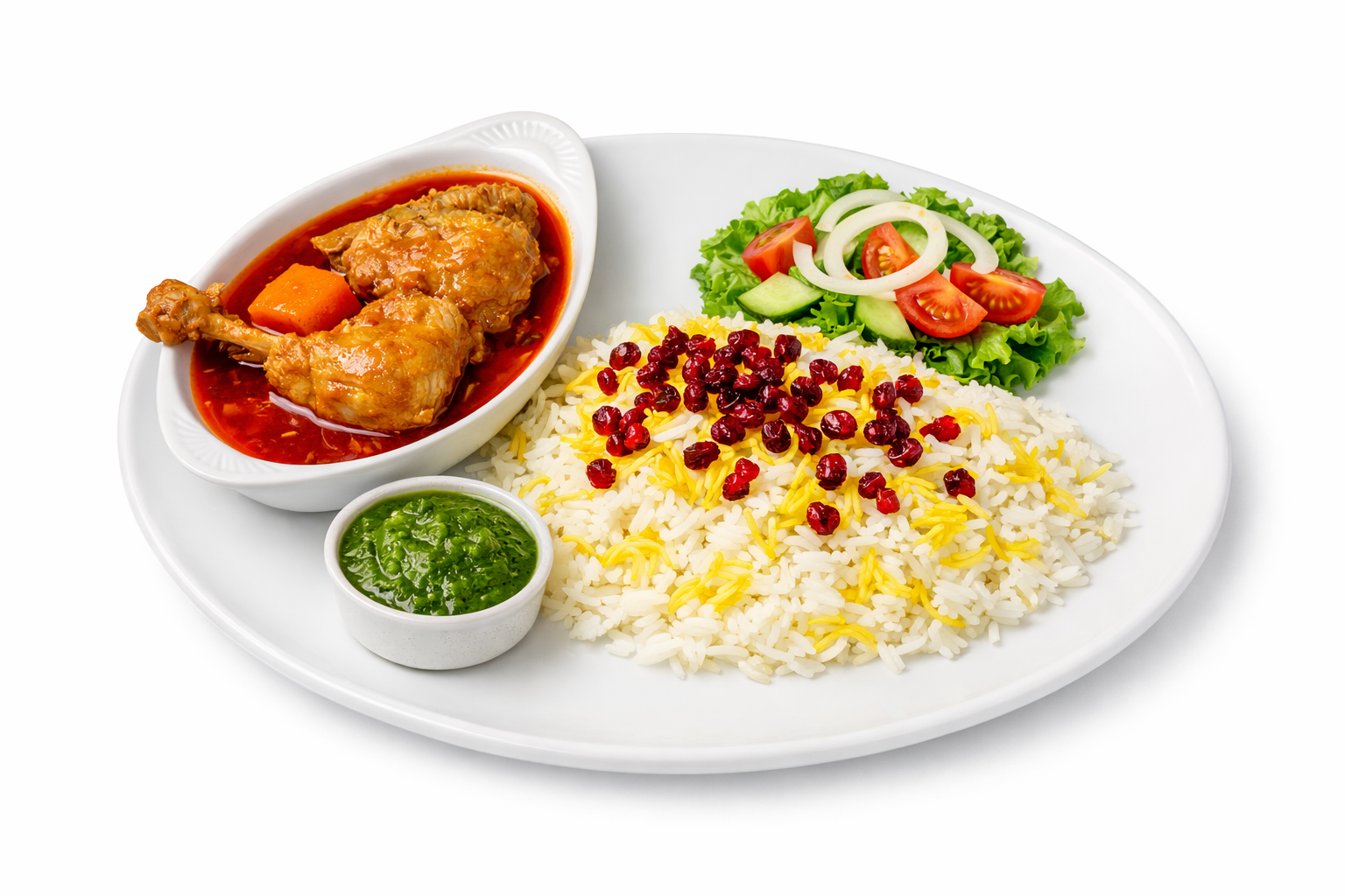 Zereshk Pulao with Chicken1